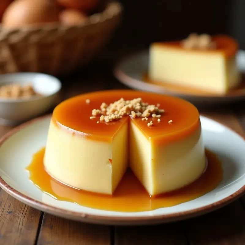 Tocino de Cielo con Caramelo Casero: Postre Jiennense de Yema y Almendra