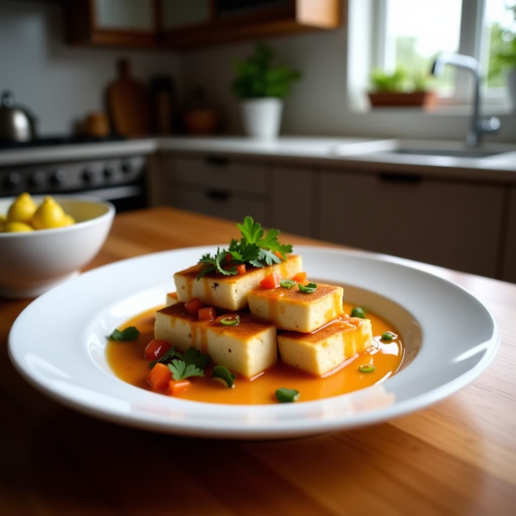 Tofu al Satay con Salsa de Maní y Limón: Receta Indonésica Vegana en 15 Minutos