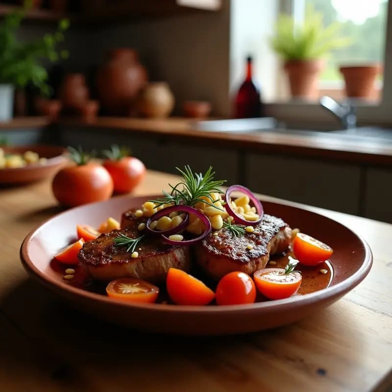 TToggle de Cordero al Horno con Hierbas Provenzales y Ajo: Receta Griega en Airfryer