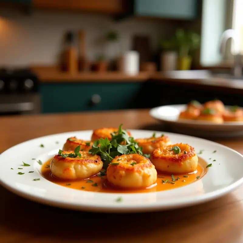 Tomaquetes farcits de Brandada de Bacallà: Tapa Catalana con Toque Mediterráneo