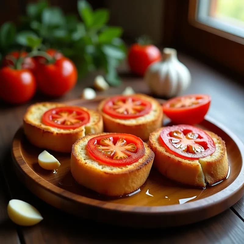 Torradas Catalanas: Receta Auténtica de Pan con Ajo y Tomate en 10 Minutos