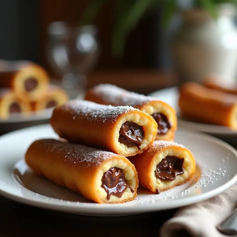 Torrejas Fritas Rellenas de Nutella y Plátano: Receta Express de Postre Callejero