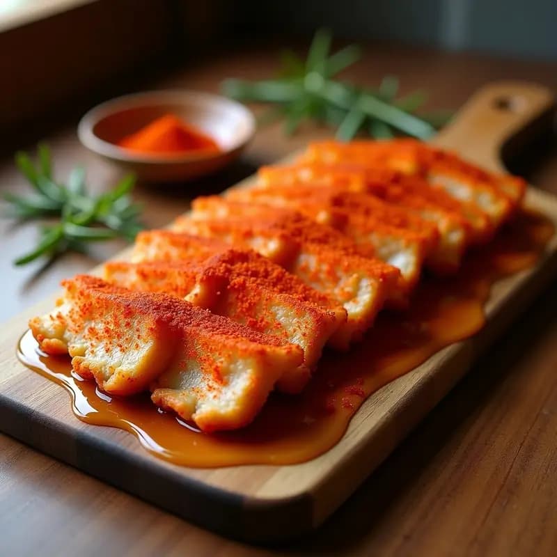Torreznos de Cerdo con Pimentón y Miel: Tapa Castellana Crujiente y Dulce