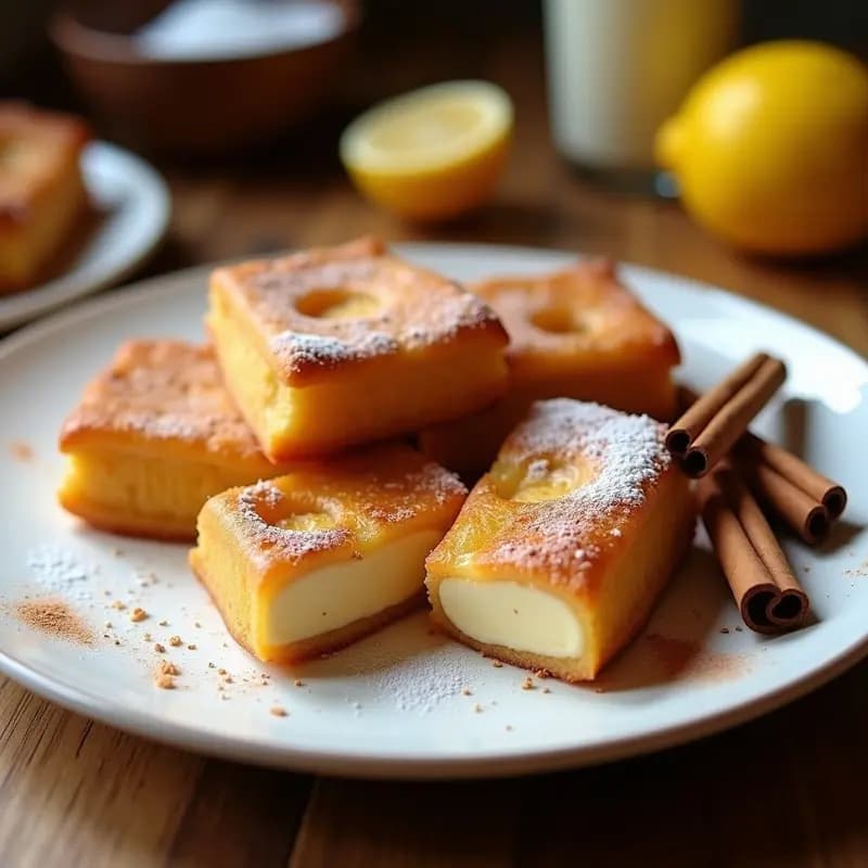 Torrijas de Leche Merengada: Postre de Cuaresma con Canela y Limón