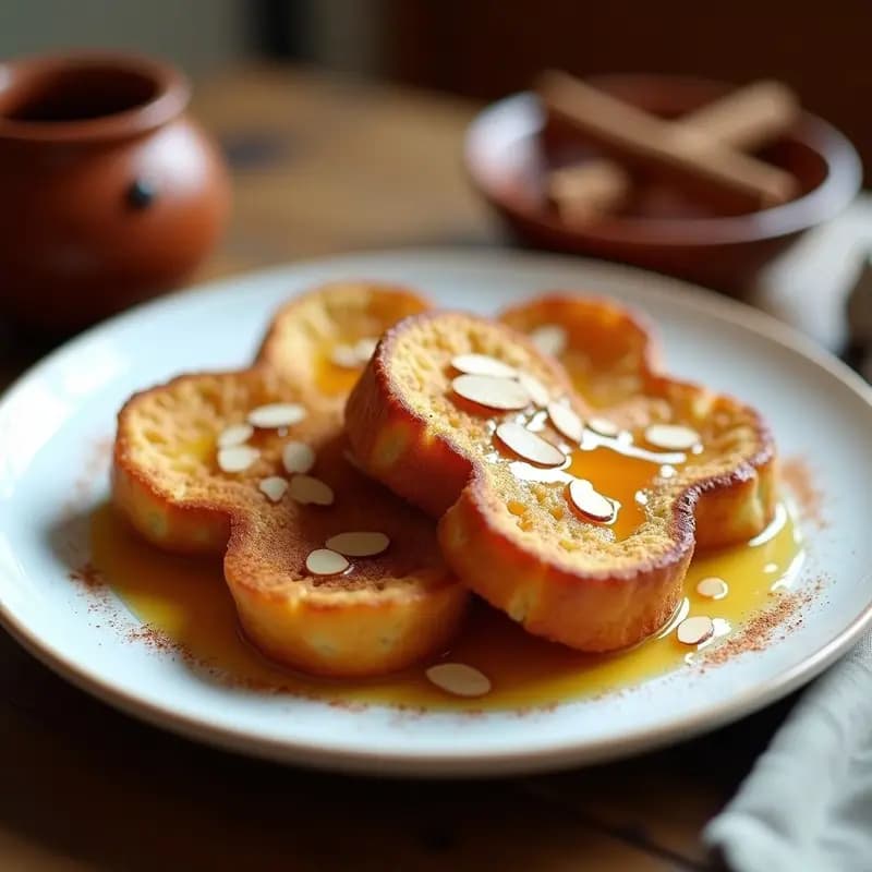 Torrijas de Pan de Barro con Miel: Postre de Cuaresma Sin Horno