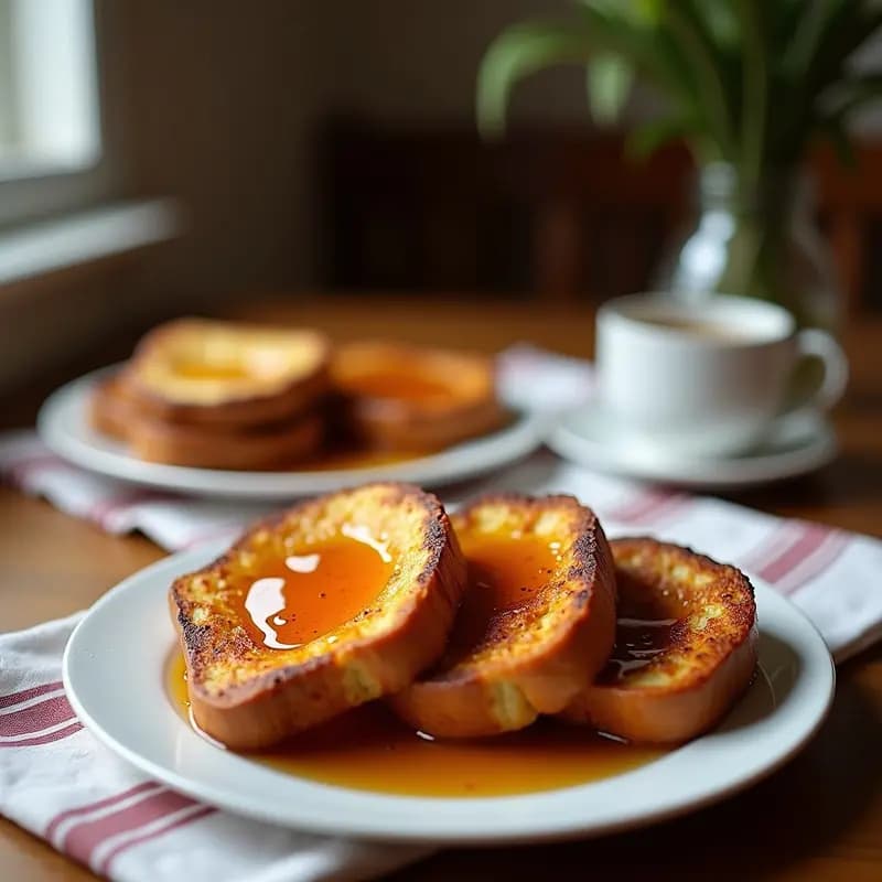 Torrijas de Semana Santa con Miel: Receta Tradicional en Sartén Antiadherente