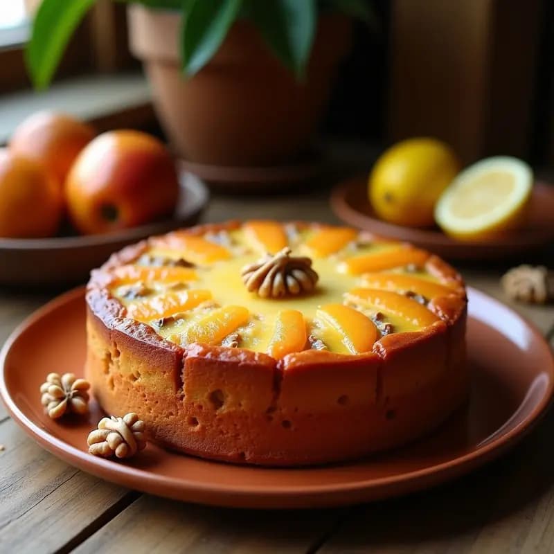 Torta de Aceite con Membrillo y Nueces: Postre Andaluz Sin Lactosa y Tradicional