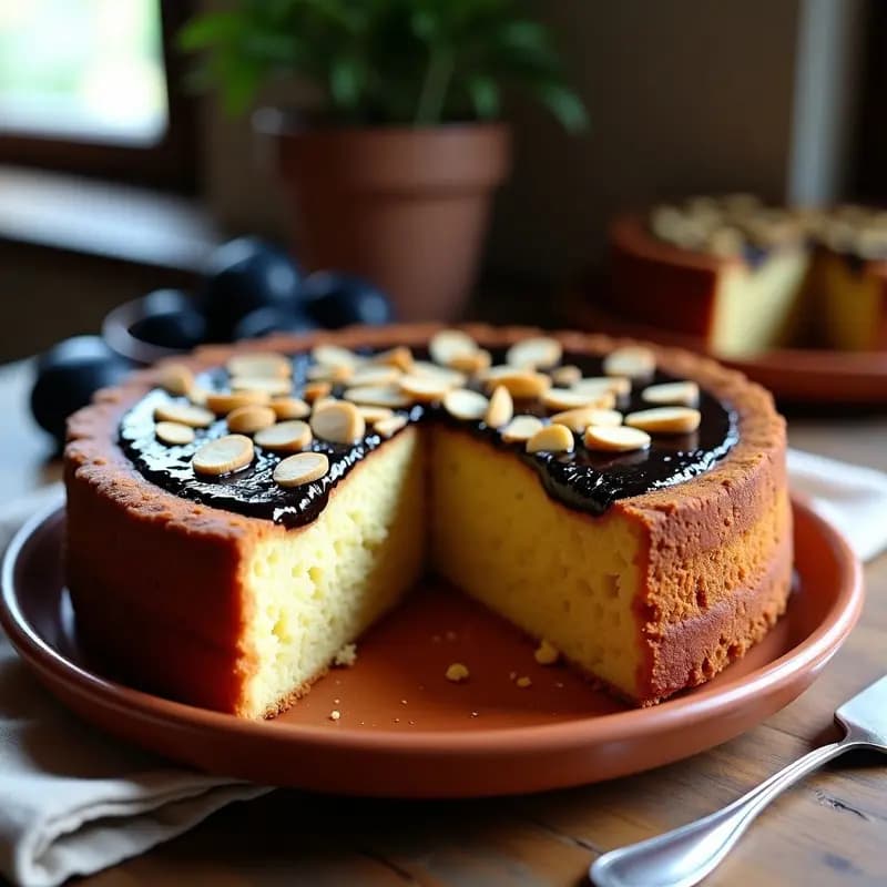 Torta de Aceite con Mermelada de Higos Negros: Postre Español Sin Gluten y Vegano
