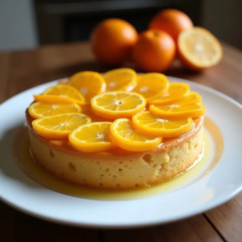 Torta de Aceite de Oliva y Naranjas Sanguinas: Postre Andaluz Sin Gluten y Sin Lactosa