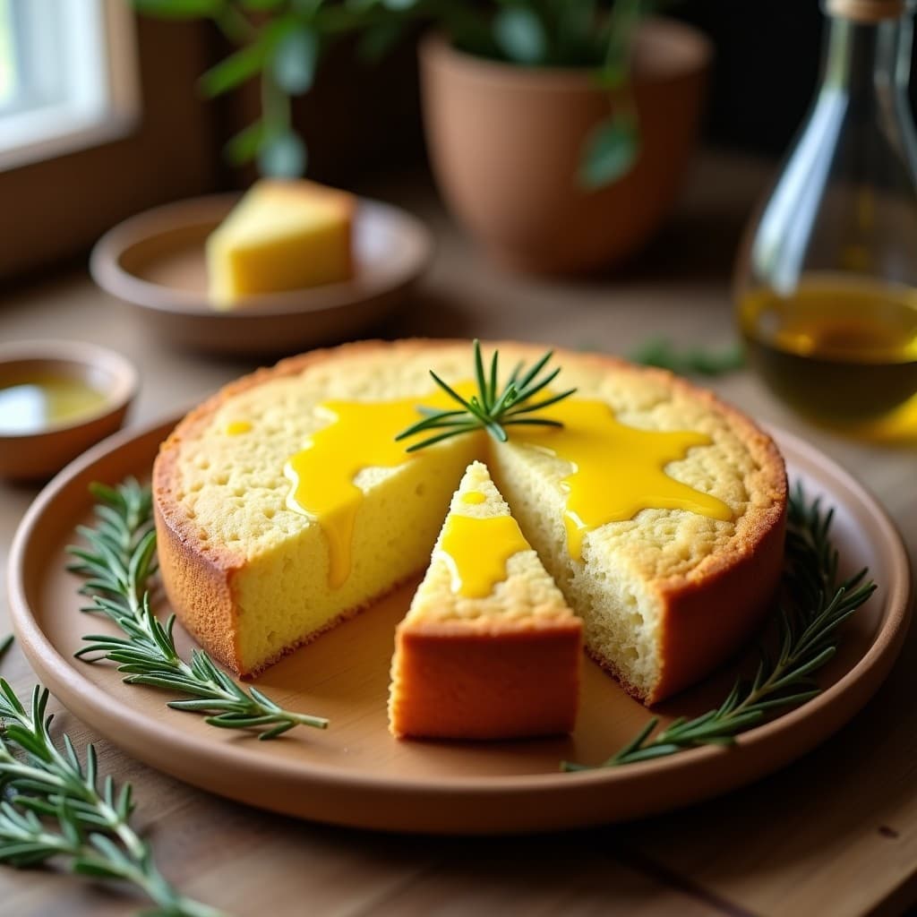 Torta de Aceite de Oliva y Romero: Receta Italiana Sin Gluten en Thermomix
