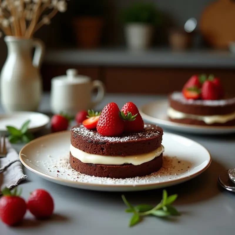 Torta Caprese de Chocolate y Avellanas: Postre Italiano Sin Harina y Sin Lactosa