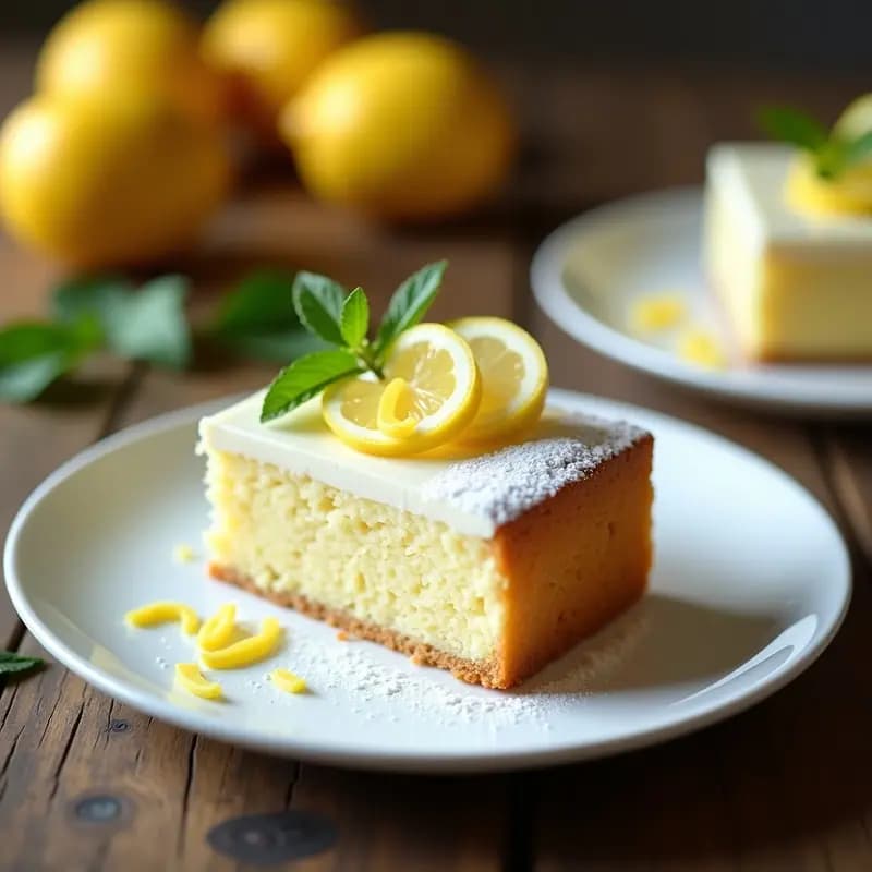 Torta Caprese de Limón con Merengue Vegano: Postre Sin Gluten y Sin Lácteos en 40 Minutos