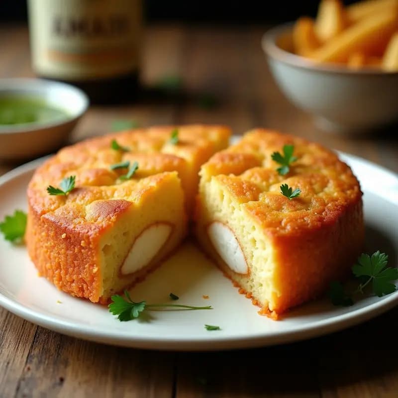 Torta de Chicharros y Bacalao: Receta Canaria para Aperitivo