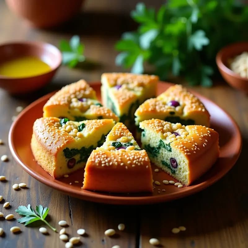 Torta de Chirel: Receta Murciana de Verduras y Harina de Garbanzo