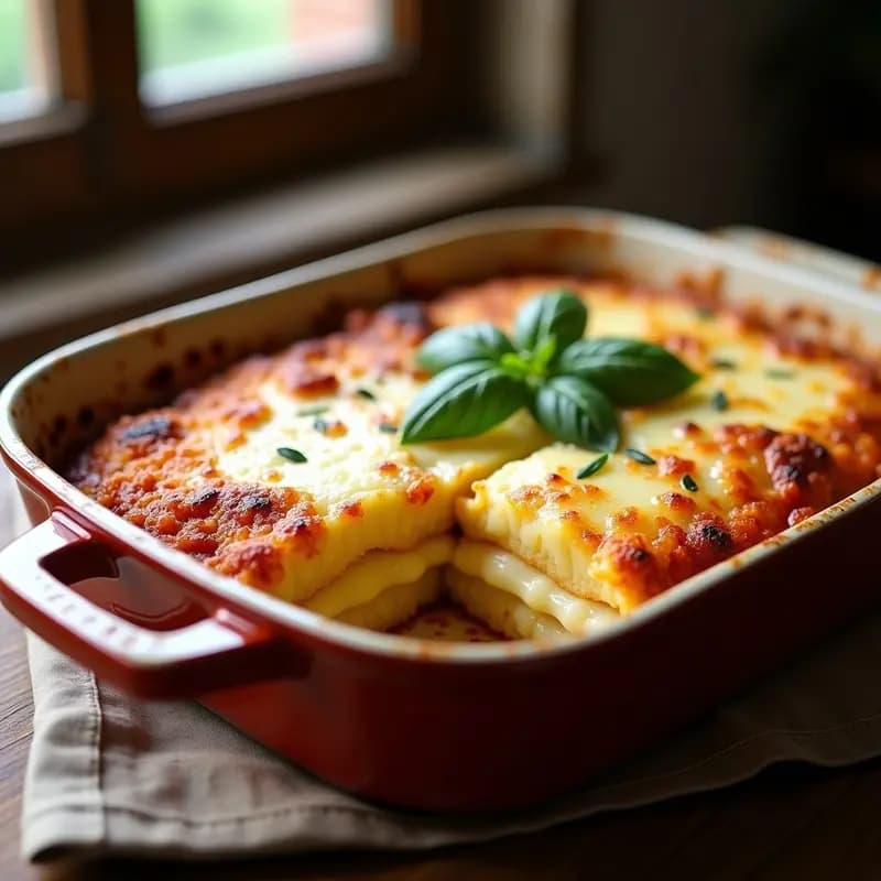 Torta de Milanesa a la Napolitana con Puré de Papa y Queso: Receta Italiana en Horno