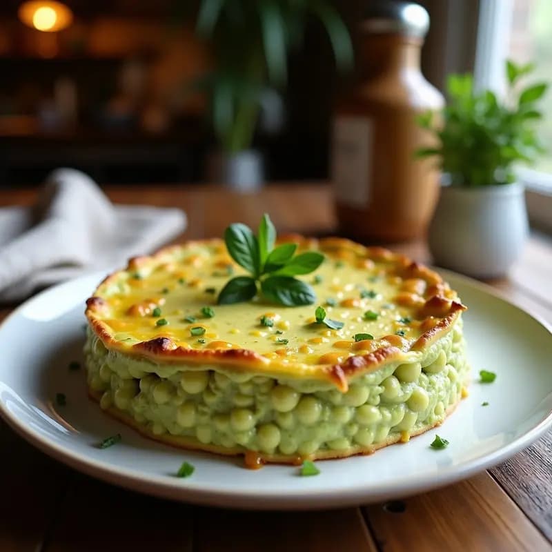 Torta de Milho Verde: Pastel Brasileño de Maíz Tierno y Queso Coalho sin Harina