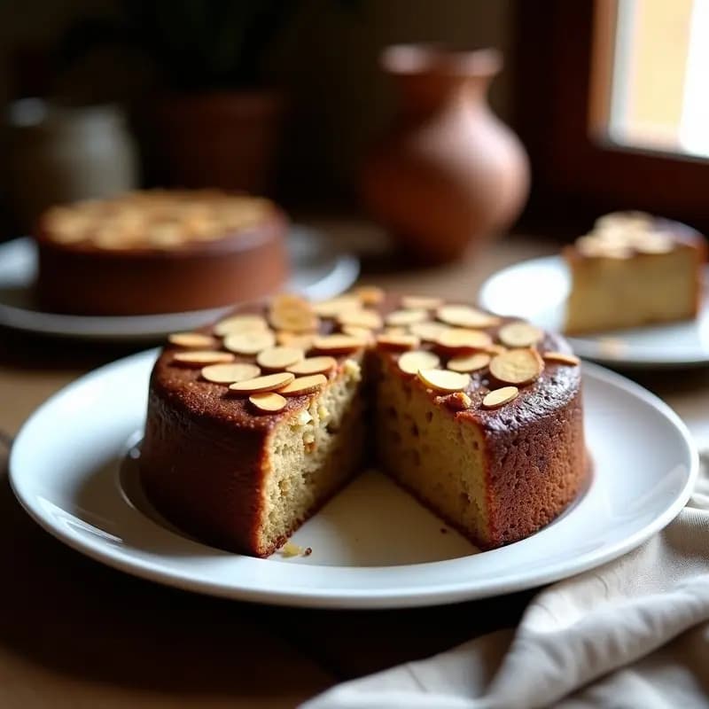 Torta de Pan de Higo con Almendras: Postre Tradicional de la Sierra Morena Sin Azúcar