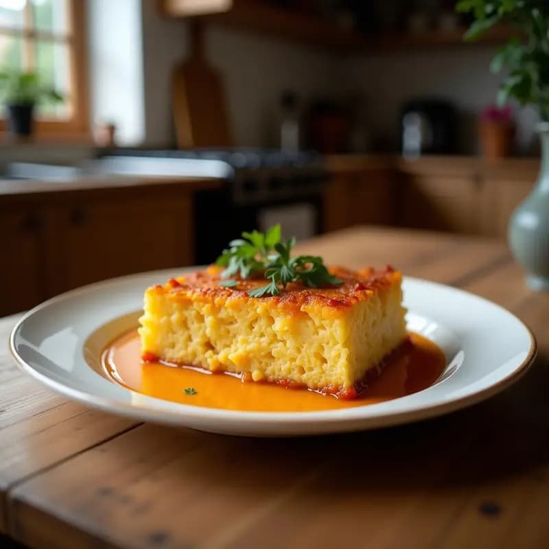 Torta de patata gallega con cebolla y pimentón: Receta de la abuela en sartén