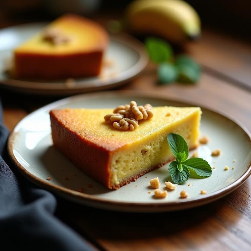 Torta de Sacha Inchi y Plátano Macho: Postre Amazónico Sin Harina y Sin Azúcar