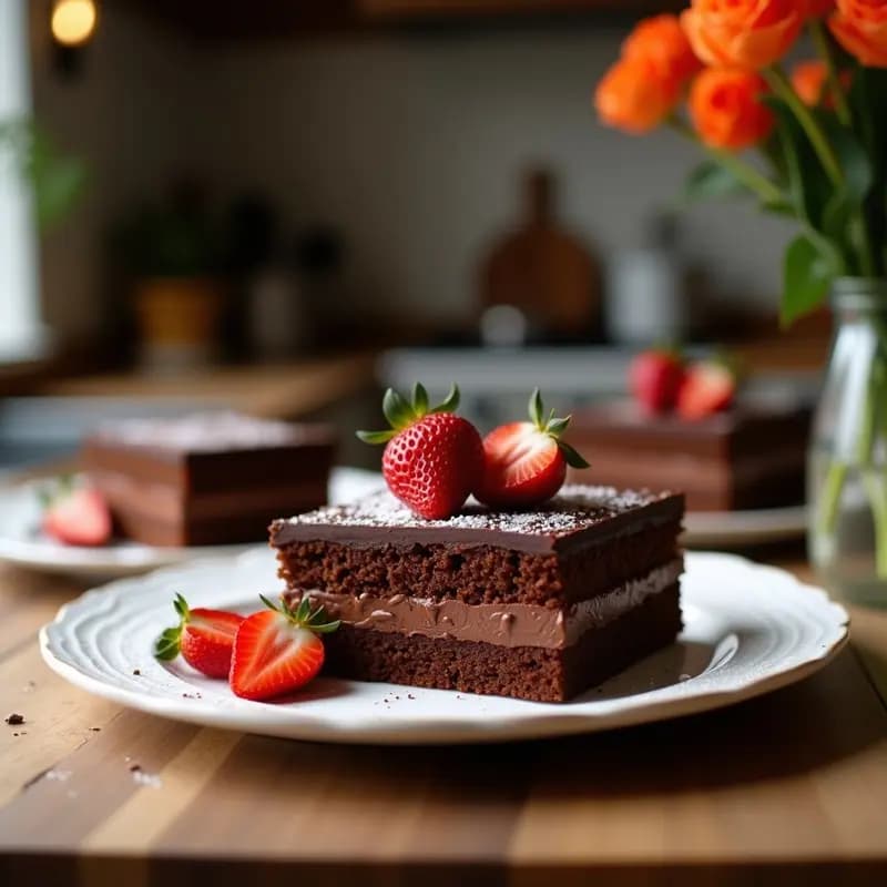 Torte de Sacramento de Chocolate y Avellanas: Postre Italiano Sin Harina y Sin Gluten