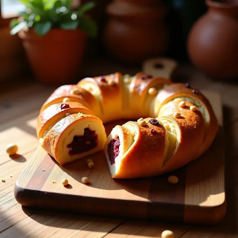 Torta de Sacromonte de Morcilla Vegana y Queso de Anacardos: Receta Española Sin Carne