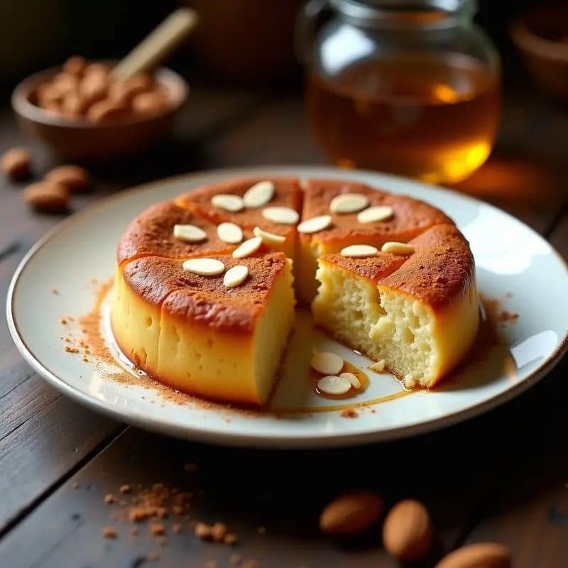 Tortada de Chicharrones: Postre Salado Andaluz con Miel y Canela