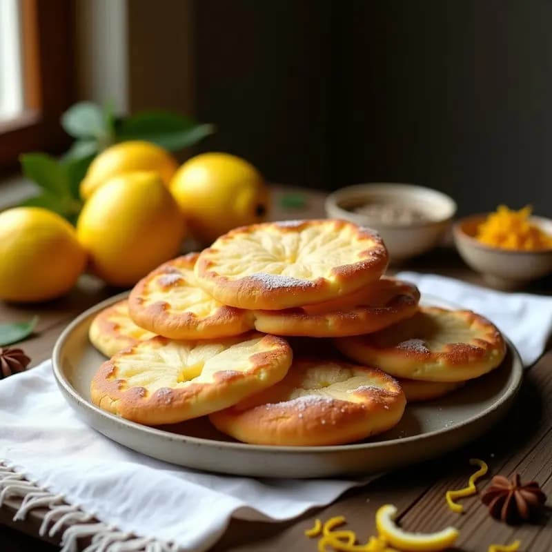 Tortas de Aceite con Anís y Ralladura de Limón: Receta de repostería Tradicional en 15 Minutos