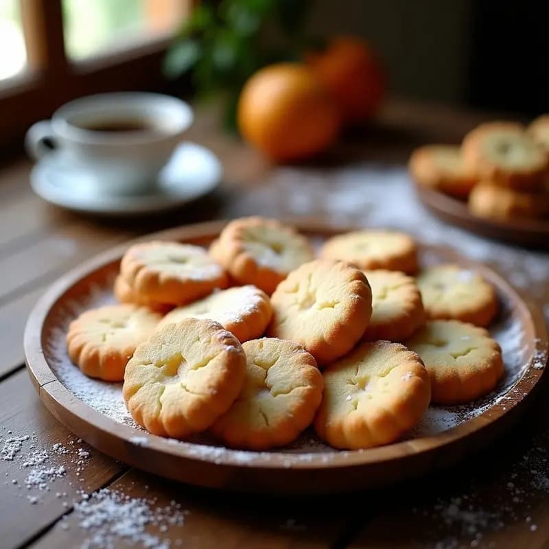 Tortas de Aceite con Azúcar Glas: Galletas Andaluza para el Café