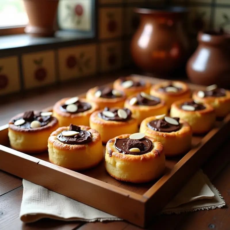 Tortas de Aceite con Chocolate y Almendras: Postre Andaluz Sin Horno