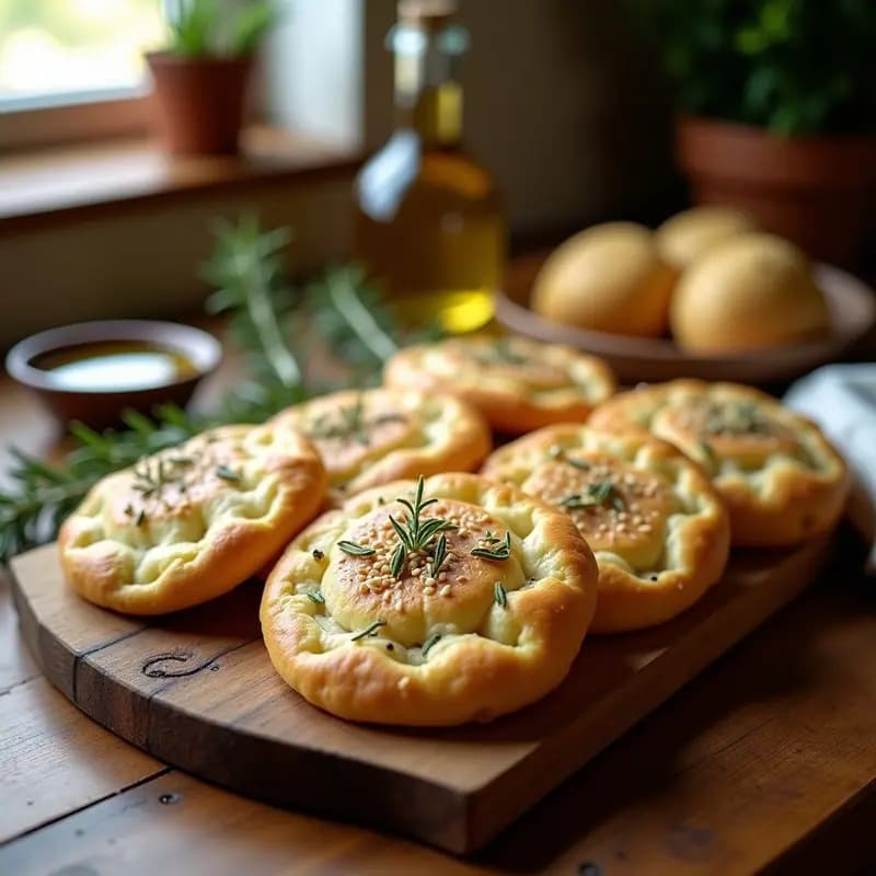 Tortas de Aceite con Hierbas de Provenza: Receta Tradicional en 30 Minutos con Toque Gourmet