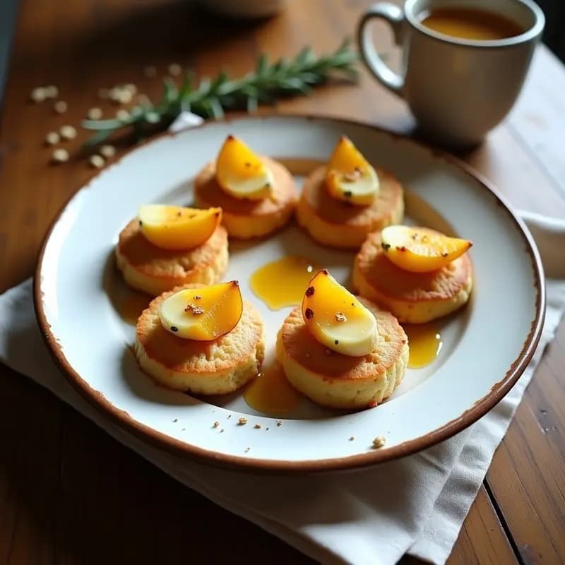 Tortas de Aceite con Membrillo y Queso de Cabra Asado: Desayuno Andaluz Sin Harina