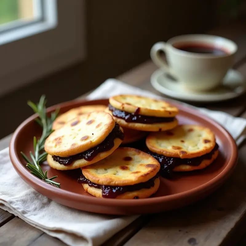 Tortas de Aceite con Mermelada de Higos: Desayuno Andaluz Sin Lactosa