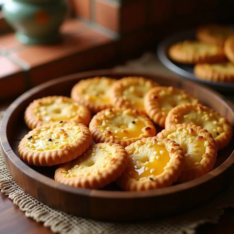 Tortas de Aceite con Miel y Sésamo: Receta Tradicional de Jaén