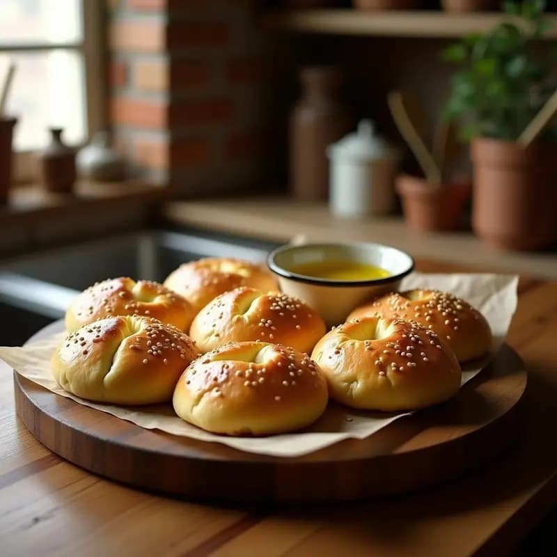 Tortas de Aceite de Oliva: Receta de Pan Rústico en 1 Hora Sin Amasar