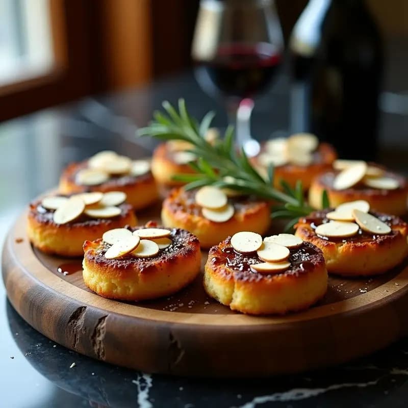 Tortas de Aceite con Vinagre de Módena y Queso Pecorino: Aperitivo Italiano Crujiente