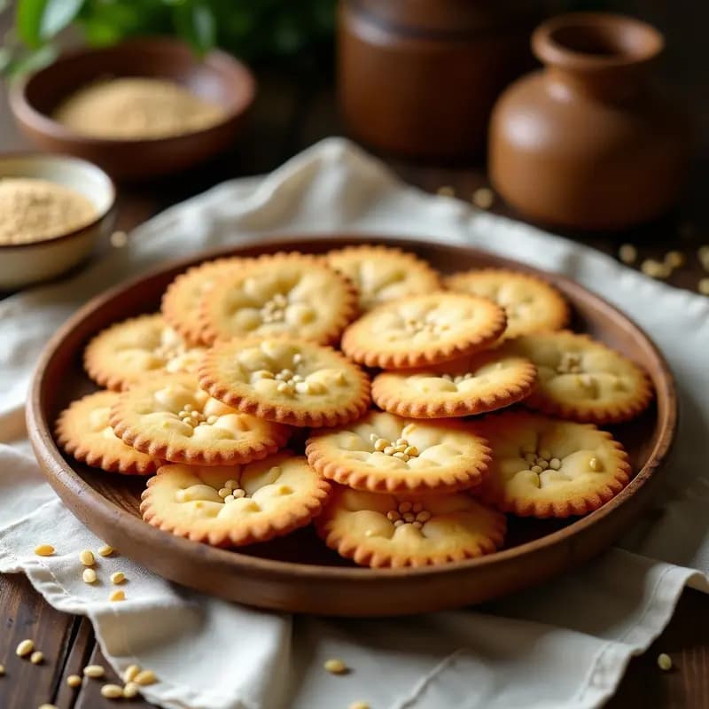 Tortas de aceites con Sésamo: Galletas Andaluzas Veganas y Crujientes