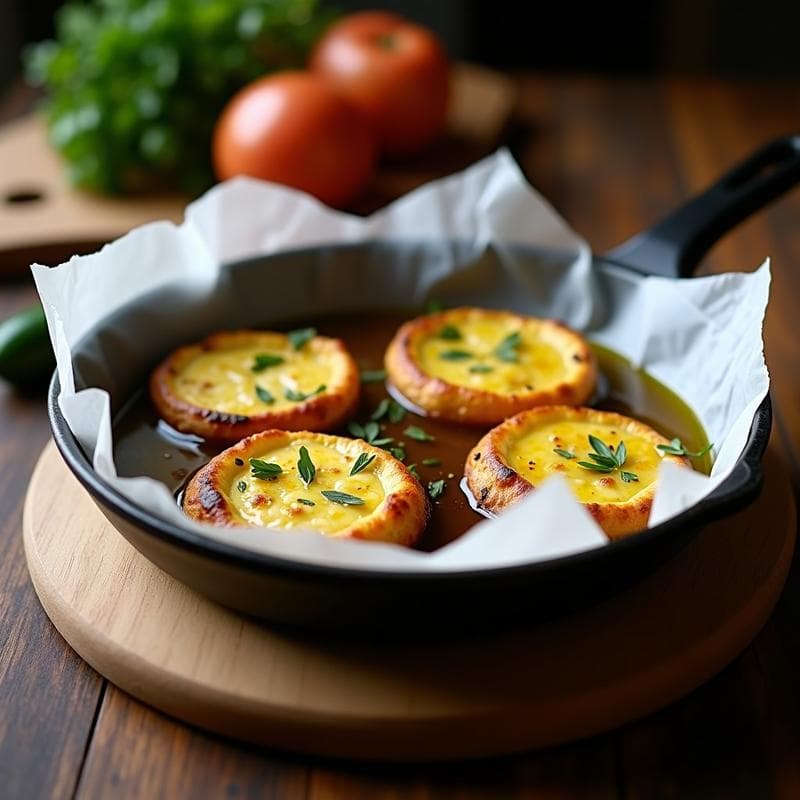 Tortas de Ajo y Aceite Trufado: Receta en Sartén Antiadherente en 10 Minutos