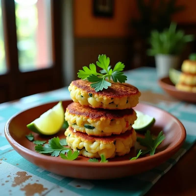 Tortas de Camarón y Zucchini: Receta festejada de Veracruz con Toque Ligero