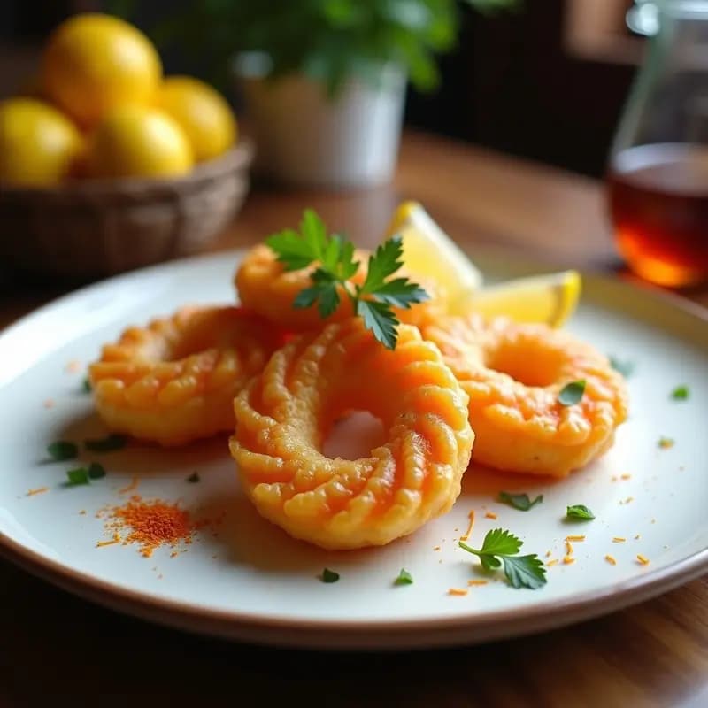 Tortas de Camarones: Fritura Andaluza Crujiente y Sabrosa con Toque a Azafrán