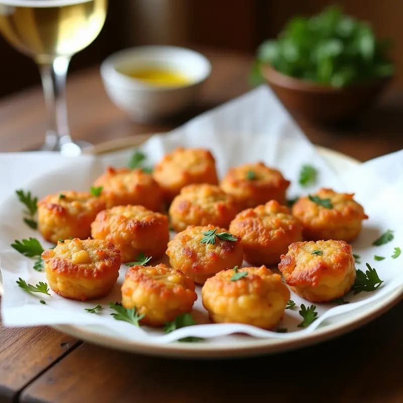 Tortas de Camarones: Aperitivo Costero Andaluza con Harina de Garbanzo