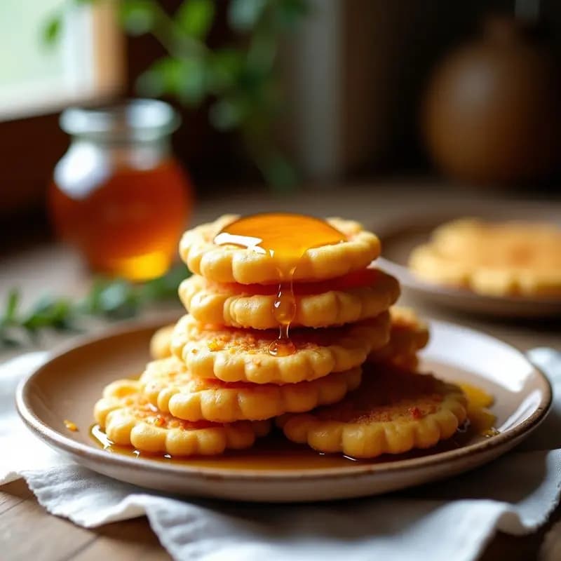 Tortas de Chicharrones con Miel: Dulce Tradicional Andaluza para el Desayuno