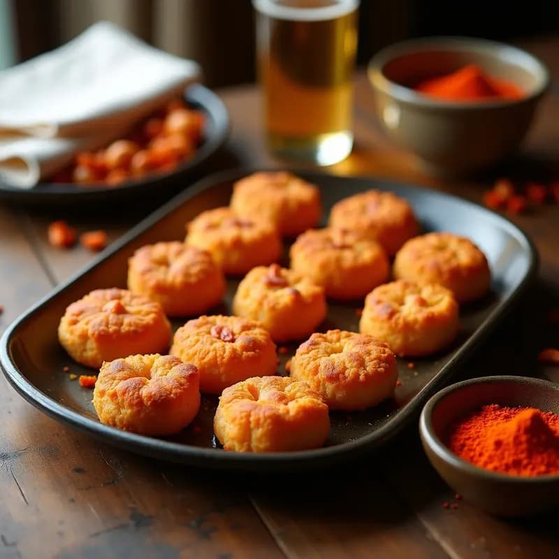 Tortas de Chicharrones con Pimentón: Aperitivo Andaluz de Carnival