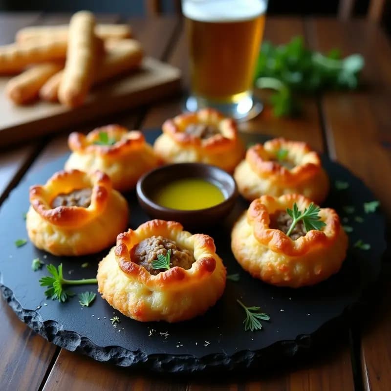 Tortas de Chicharrones con Sesos y Criadillas: Tapa Tradicional de Castilla y León