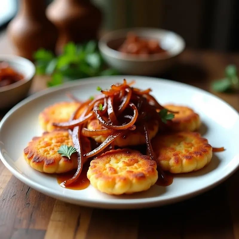 Tortas de Chicharros con Cebolla Caramelizada: Receta Canaria de Aprovechamiento