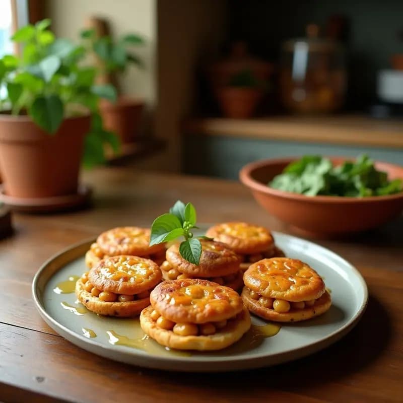 Tortas de Chicharros con Harina de Garbanzo: panecillos gaditanos auténticos