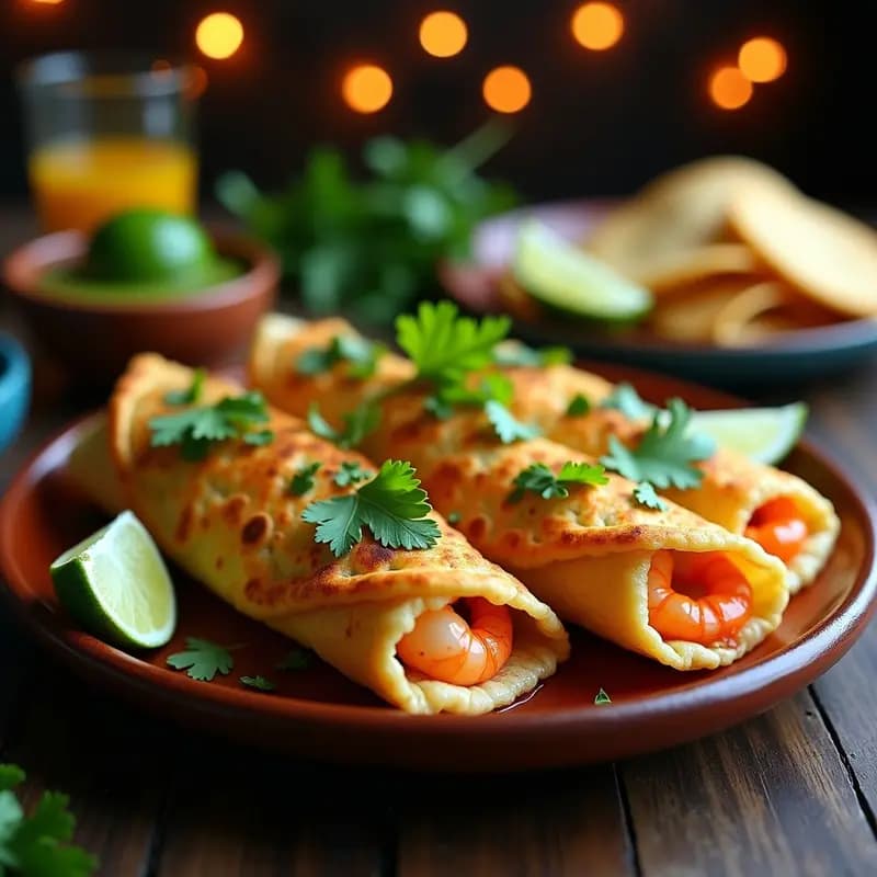 Tortas de Camarón al Ajo con Limón: Receta Mexicana Rápida y Sabrosa en 20 Minutos