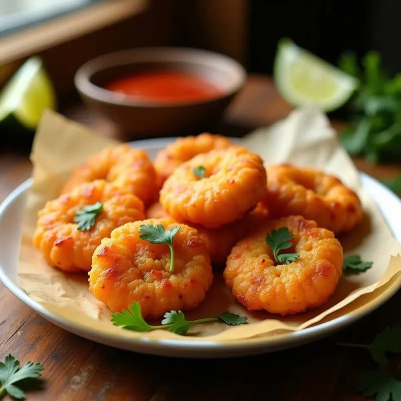 Tortas de Camarones Colombianas: Receta Crujiente y Fácil en 20 Minutos