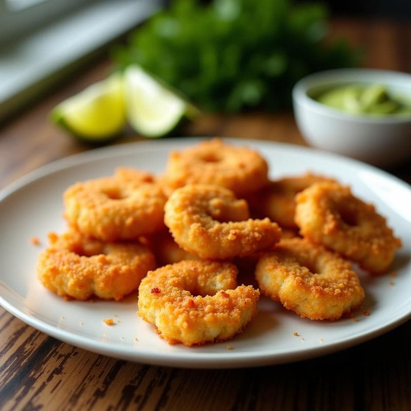Tortas de Camarones Rebozados: Receta Crujiente en Airfryer sin Aceite