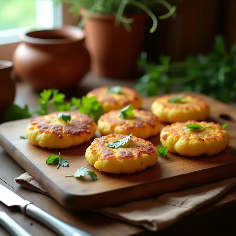 Tortas de Patata y Calabacín al Horno: Receta Española Tradicional y Sin Fritura