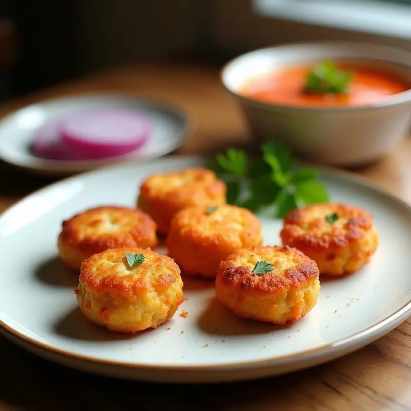 Tortas de Gazpacho con Atún: Aperitivo Cordobés Crujiente por Fuera y Jugoso por Dentro